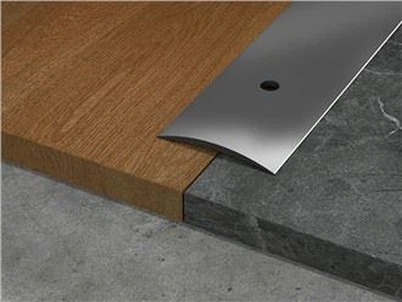 Λωρίδα μετάβασης ακμών δαπέδου προφίλ αλουμινίου